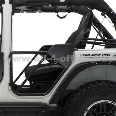 Turen Hinten Smittybilt Tubular Src Textured Black Jeep