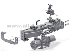 Seilwindensystem Alpha 9.9 für Suzuki Jimny FJ 4,3 t Zugkraft Elektrowinde Seilwinde 12V