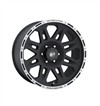 ALU-Felge Pro Comp Modell 7105 FLAT BLACK 17X8" 5x127 ET 0